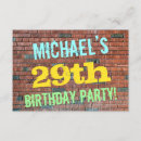 Search for brick wall invitations Fun