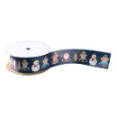 Search for navy blue christmas ribbon Reindeer