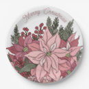Search for christmas poinsettia plates Floral