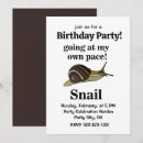 Search for snail birthday invitations Cute