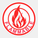 Search for flammable stickers Flame