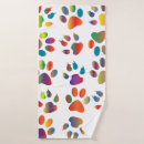 Search for dog paw print bath towels Animal