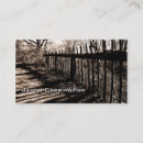 Search for fence business cards Nature