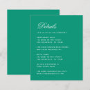 Search for emerald green and white invitations Budget