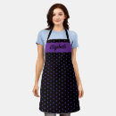 Search for purple polka dots aprons Chef