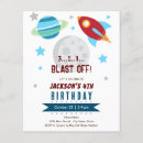 Search for world 4x5 invitations Out of this world