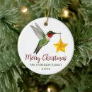 Search for hummingbird christmas tree decorations Happy