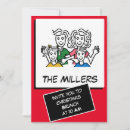 Search for cartoon christmas invitations Modern