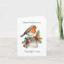 Search for robin birthday cards Winter