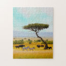 Search for african animals puzzles Landscape