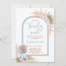 Search for boho teddy bear baby shower invitations Pampas grass
