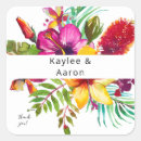 Search for thank you beach wedding stickers Summer