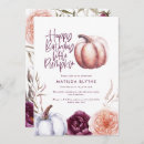 Search for autumn birthday invitations Fall