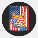 Search for 4th of july cat stickers Patriotic