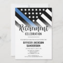 Search for law enforcement retirement invitations Police retirement party