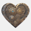 Search for steampunk gears stickers Heart
