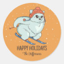 Search for cartoon ski stickers Skiing