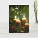 Search for glowing christmas cards Candles