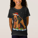 Search for airedale terrier tshirts Xmas