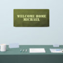 Search for welcome home signs Military