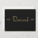 Search for gold reserved wedding signs Minimal