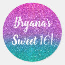 Search for sparkly purple stickers Birthday