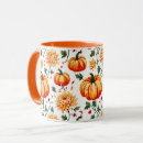 Search for harvest pumpkin mugs Fall season