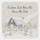 Search for forest cabin stickers Winter