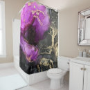 Search for black and gold shower curtains Abstract