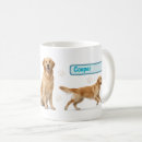 Search for golden design mugs Retriever