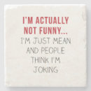 Search for funny coasters typography