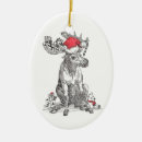Search for funny moose christmas tree decorations Whimsical