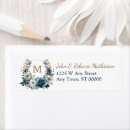 Search for fall floral return address labels Wreath
