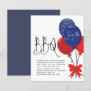 Search for red white and blue balloons invitations Bbq
