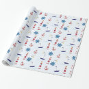Search for lighthouse wrapping paper Navy