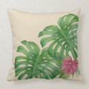 Search for tropical jungle cushions Monstera leaves