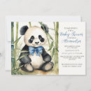 Search for panda baby boy shower invitations Whimsical