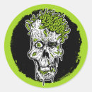 Search for monster head stickers Zombie