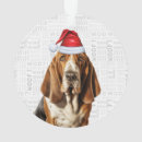Search for basset hound christmas tree decorations Hounds