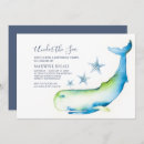 Search for blue whale birthday invitations Cute