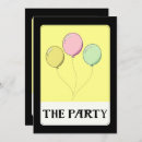 Search for yellow balloon invitations Modern