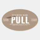 Search for rustic business stickers Kraft paper