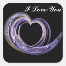 Search for i heart purple stickers I love you