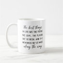 Search for the best things in life mugs Inspirational