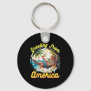 Search for greetings from rounded key rings America great again