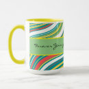 Search for modern lines mugs Green