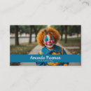 Search for kid business cards Clown