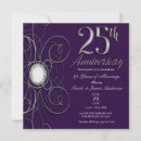 Search for 25th anniversary party invitations Vintage