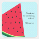 Search for watermelon party stickers Tropical