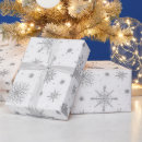 Search for snowflakes wrapping paper glitter